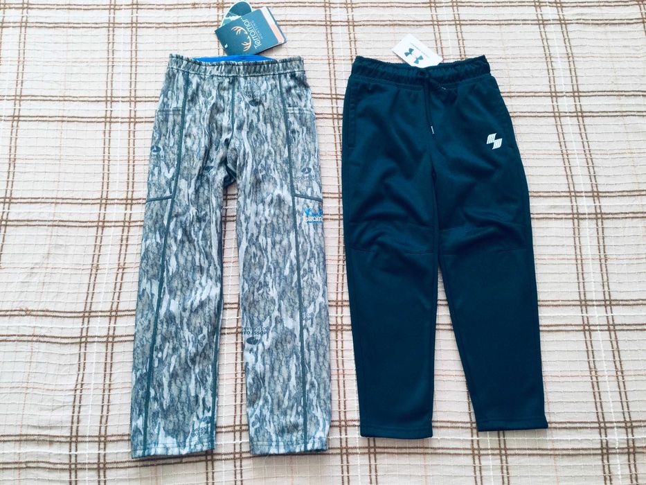 5-6 рок., Under Armour, terramar dry fit. Спортивні штани на флісі