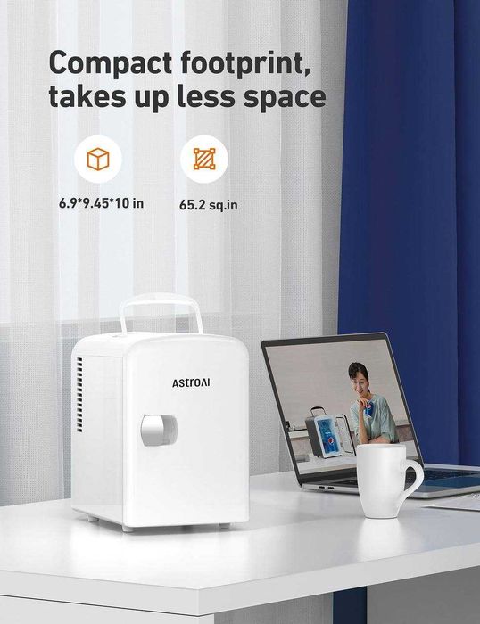 Міні-холодильник AstroAI 4L (модель LY0204A)