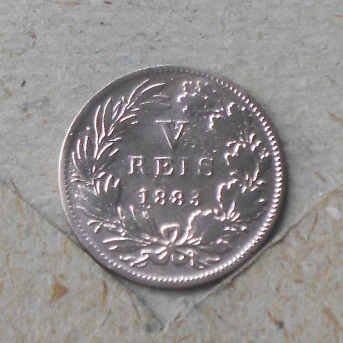 Portugal 5 reis 1883 - olx X10939