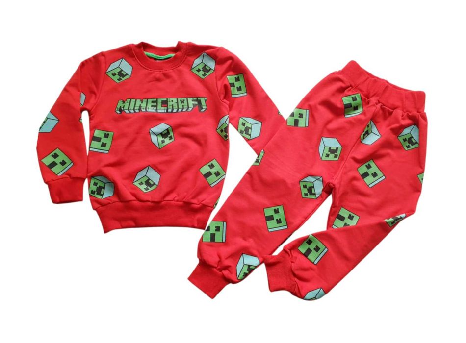Minecraft nowy dres chłopięcy 110 cm
