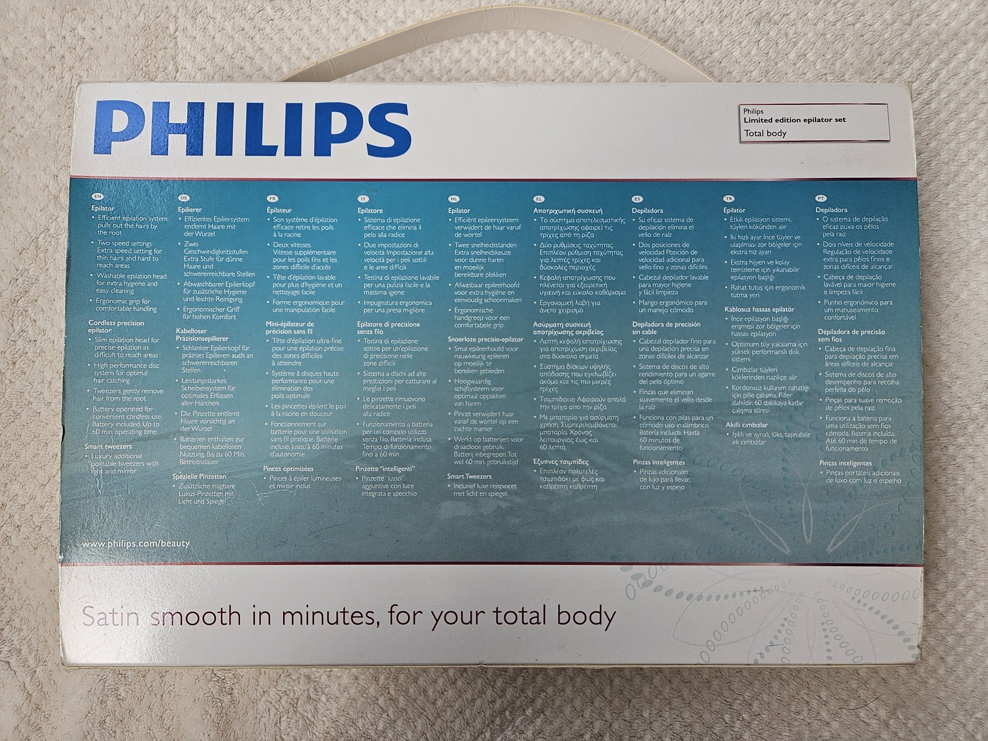 Epiladora Philips, edição limitada