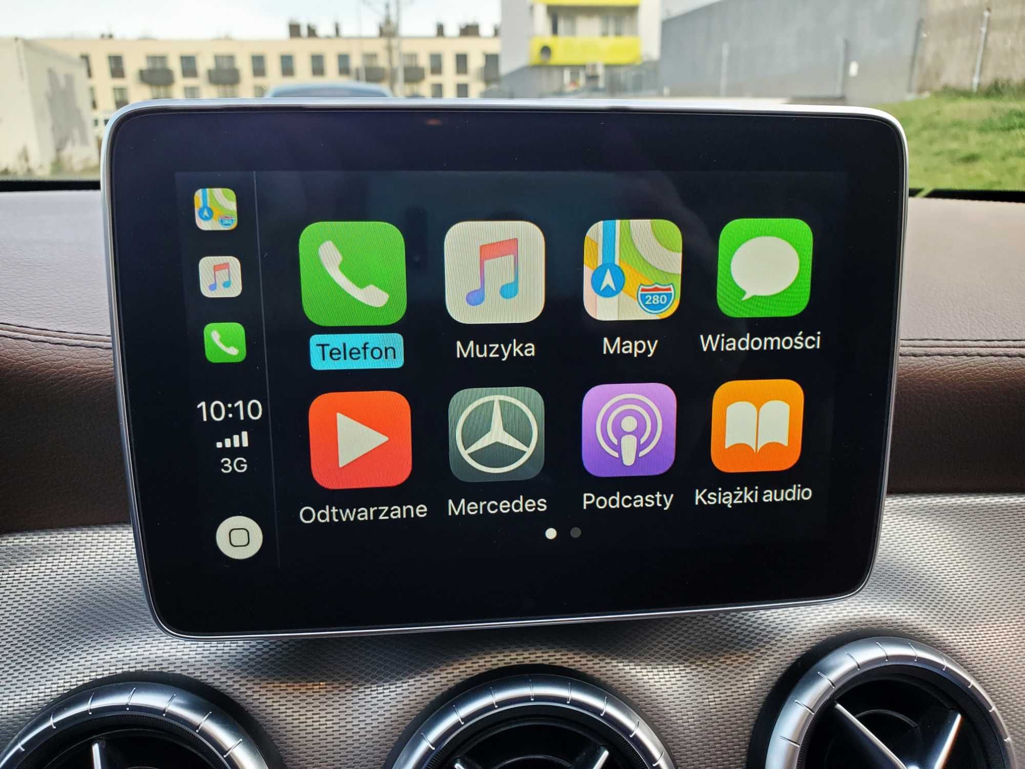 Mercedes CarPlay AndroidAuto W205 CLA GLA GLC GLE CLS Klasa A B C E