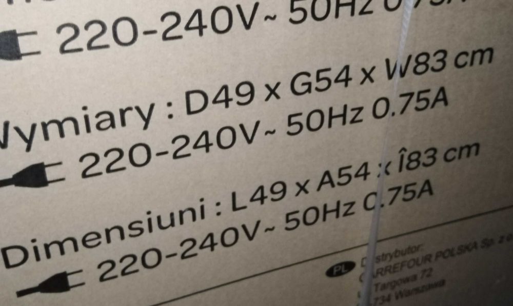 Nowa mała lodówka pod blatowa BLUESKY ( zapakowana ) BTT970W-19