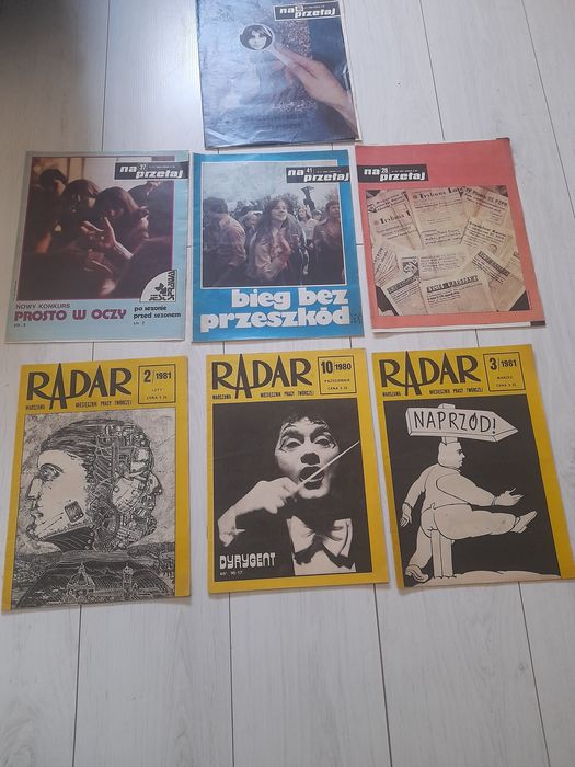 4 nr Na przelaj 80r i 3 nr Radar 1981 prl gazety unikaty