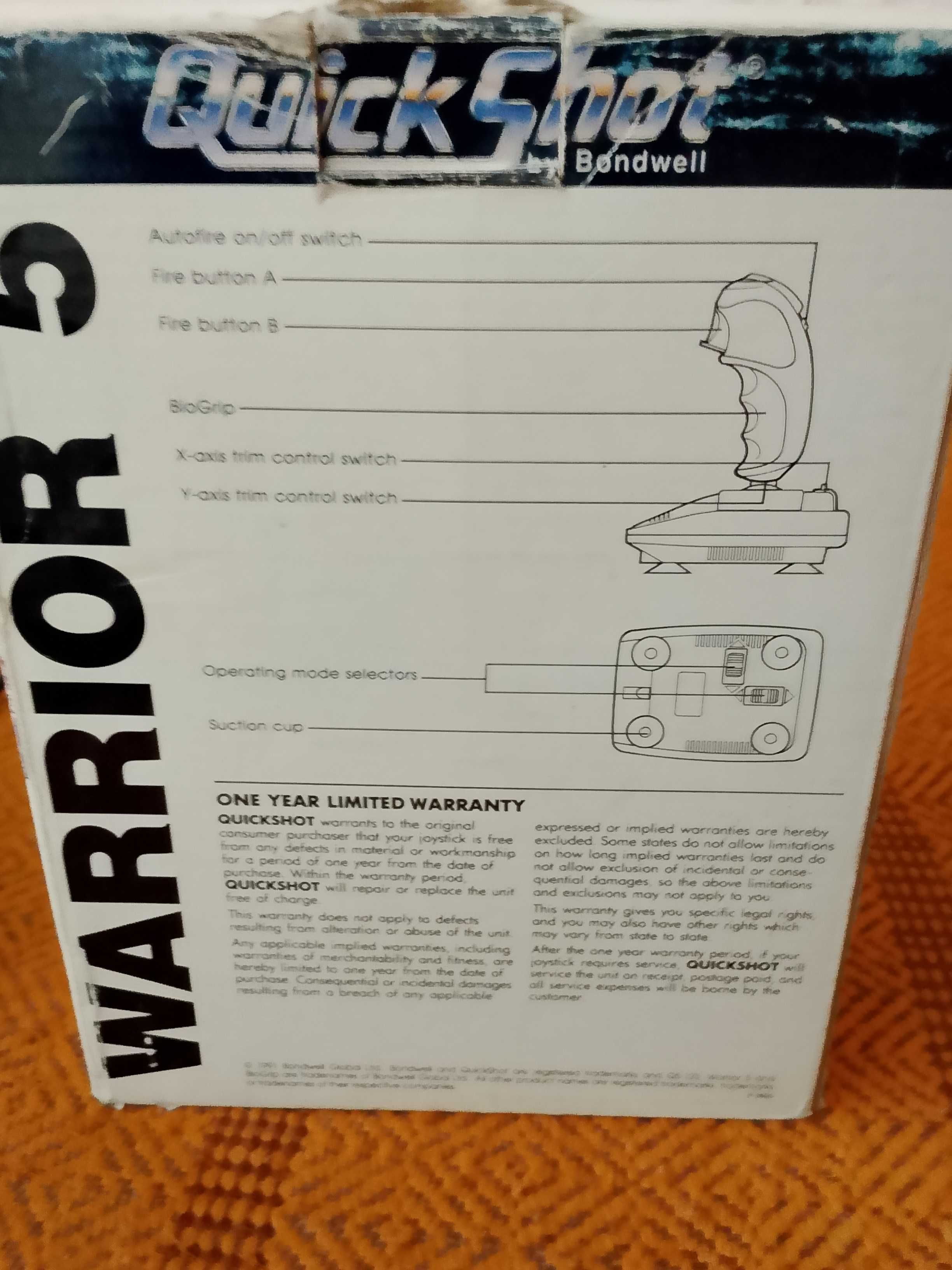 Retro Joystick QuickShot Warrior 5 GamePort