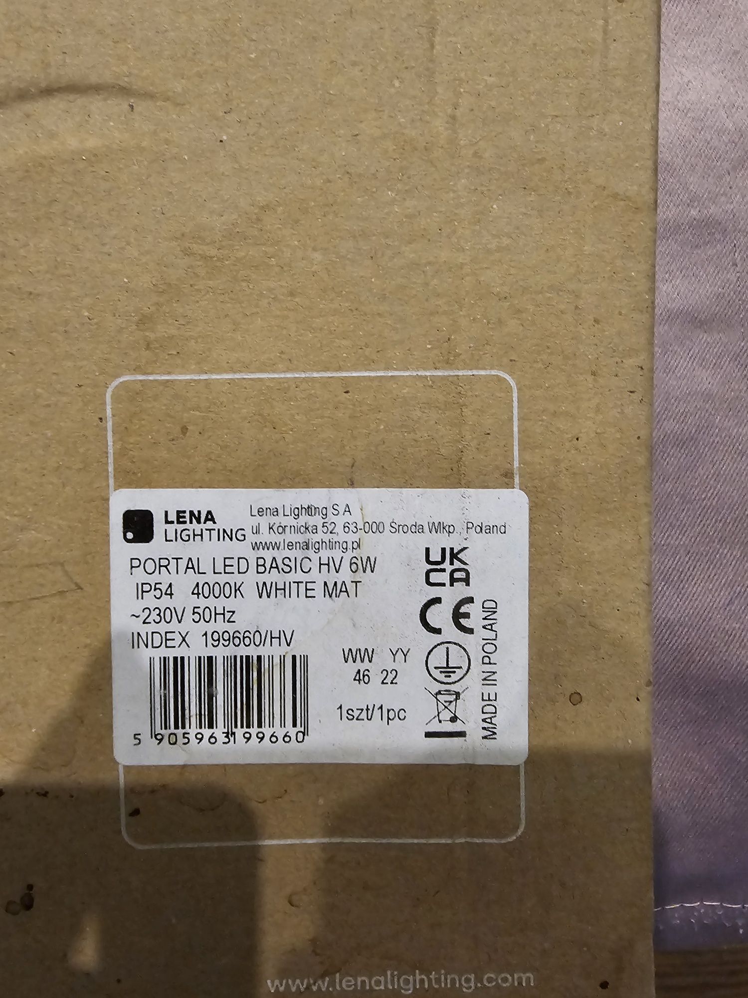 Lampa plafoniera Led matowa