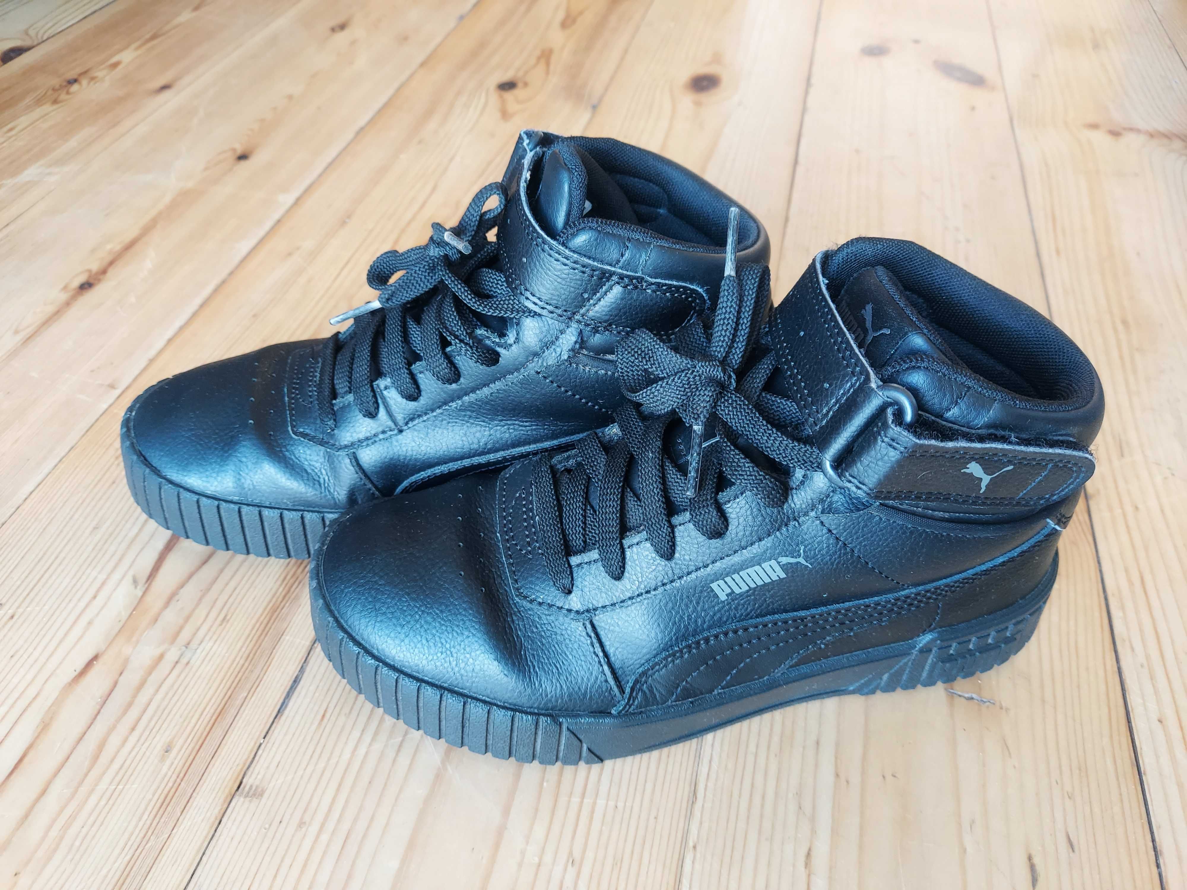 Sneakersy junior PUMA Carina 2.0 za kostkę skóra r.37,5