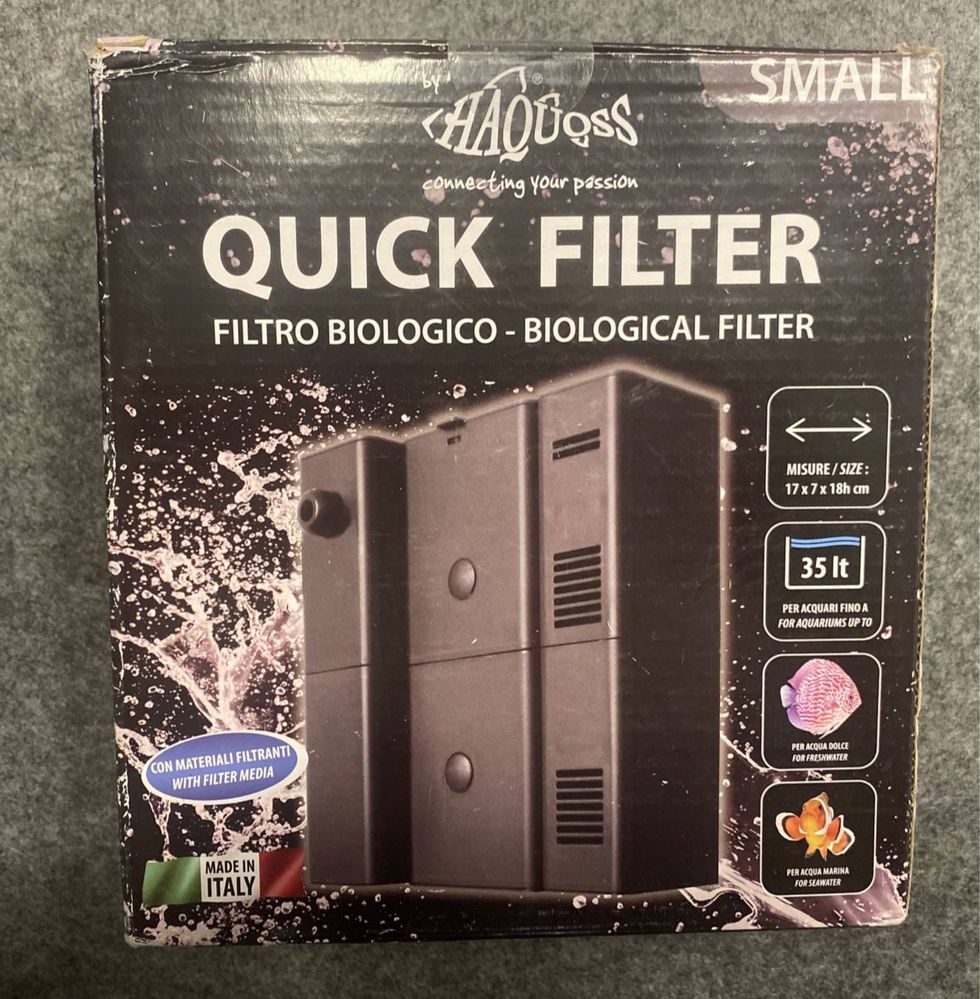 Haquoss Quickfilter mały biologiczny filtr do akwarium