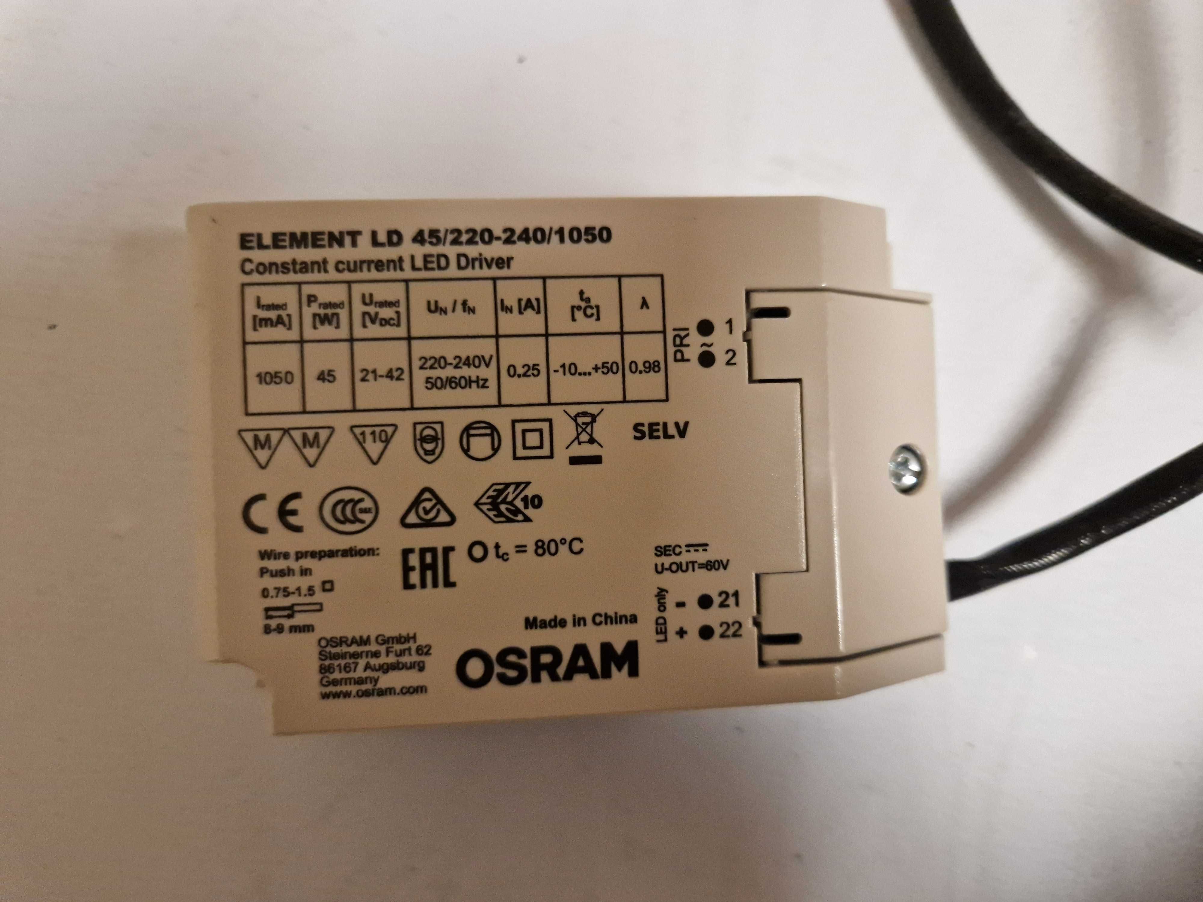 Lampa LED Podtynkowa  Oprawa oświetlenie Sklepowe 36W 3000K +Zasilacz