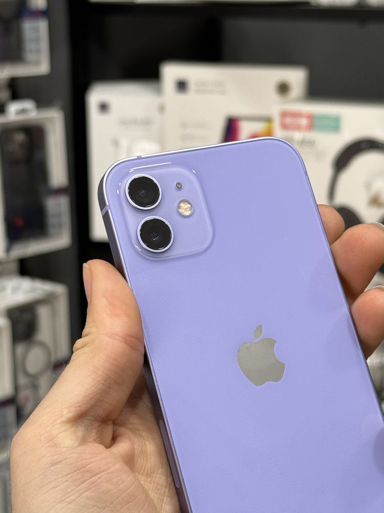 Iphone 12 purple 64gb 90% хороший стан + гарантія