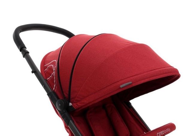 Coto Baby Verona Comfort Line wózek spacerowy czerwony spacerówka