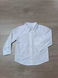 Biała koszula galowa wizytowa kryte guziczki 'Max&Mia' 92