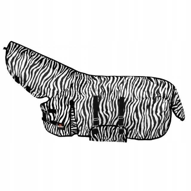 Derka siatkowa NA OWADY MUCHY dla konia ZEBRA + kaptur 135 na lato