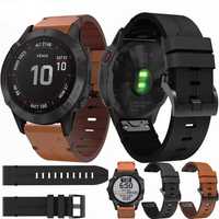 Кожаный ремешок для часов Garmin Fenix, Forerunner, Quatix, Tactix