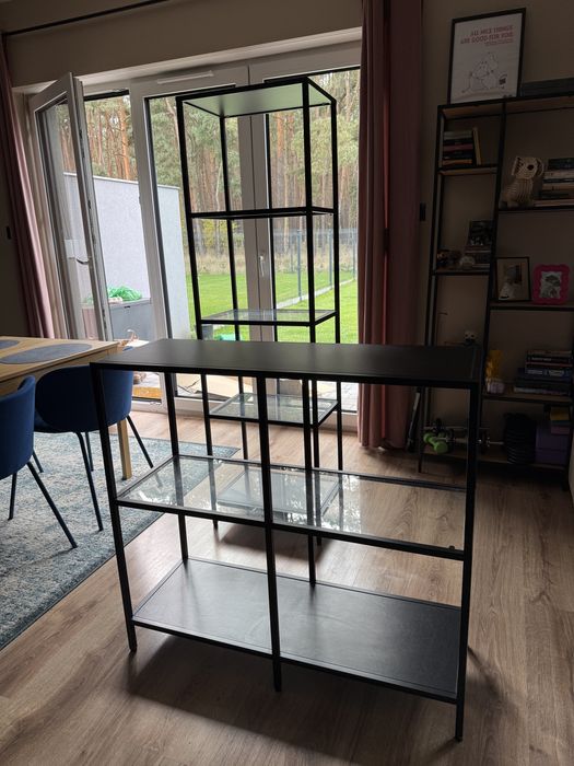 zestaw ikea regal VITTSJÖ 100x93cm i 57x195