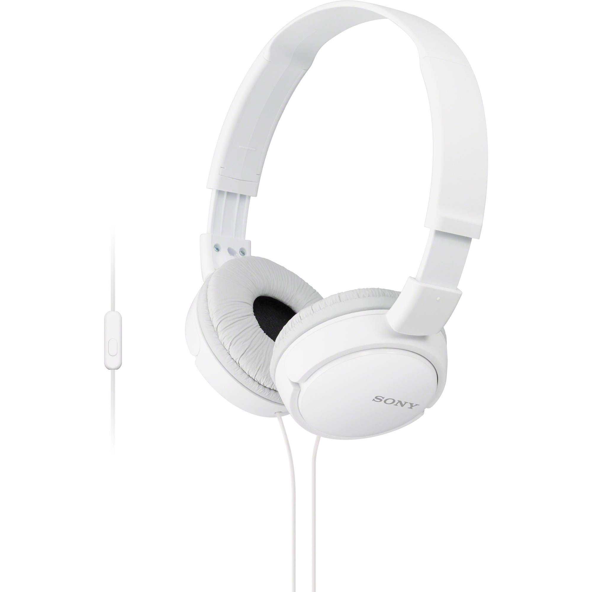 Auscultadores Headphones Sony MDR-ZX110AP NOVOS c/ almofada e micro