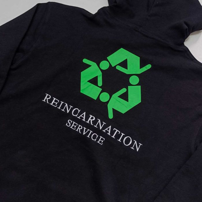 Худи VETEMENTS - Reincarnation Service hoodie | archive, opium, y2k