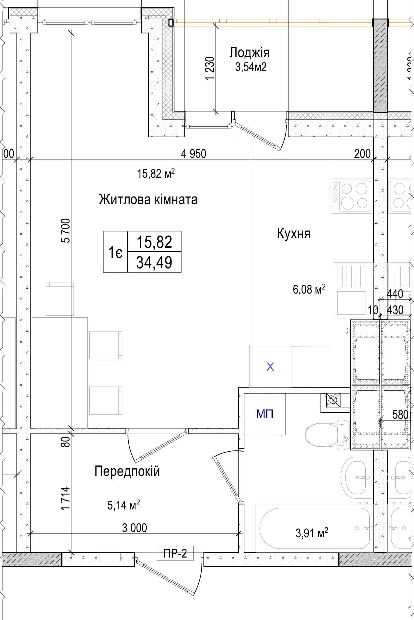 1-к. кв. в Центре города Новострое Атланте на Киевской возле Новуса