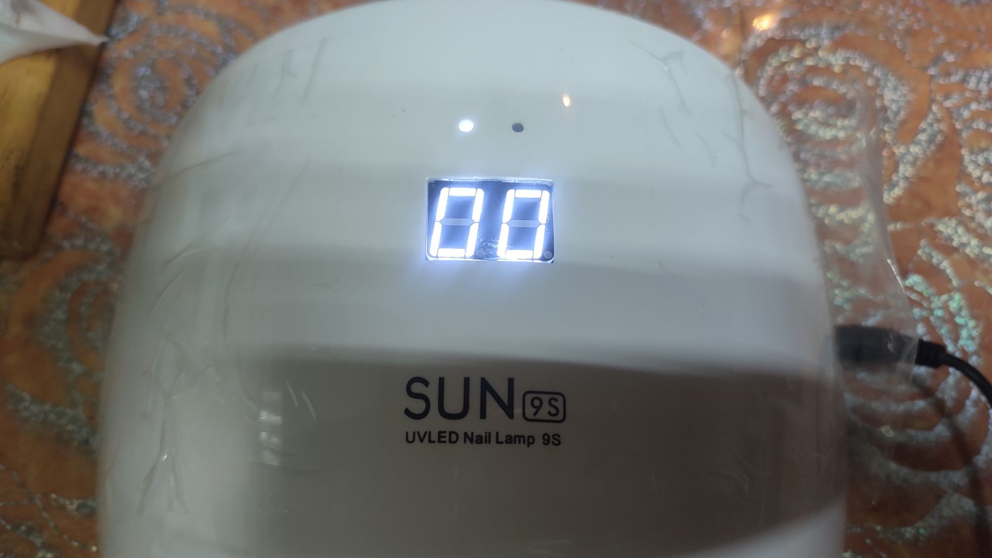 LED + UV лампа для ногтей Sun 9S, лампа для нігтів