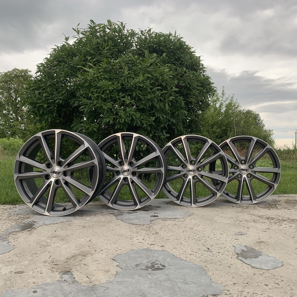 Диски r17 5x108 AEZ Tioga Graphite Volvo титани