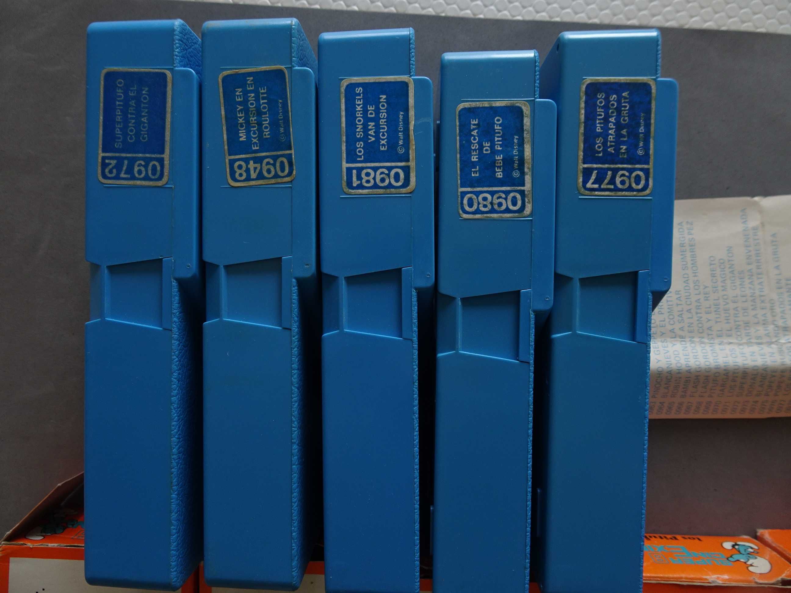 Caixa com 5 cassetes Super 8 CinExin