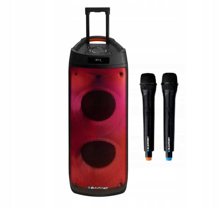 Głośnik Blaupunkt PartyBox PB08DB Karaoke 700W + 2 Mikrofony Pilot