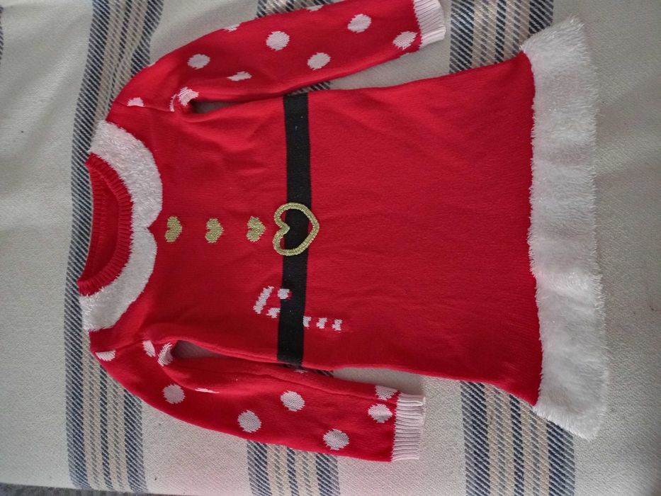 утеплена сукня на дівчинку/ платье на девочку р 98-104 см