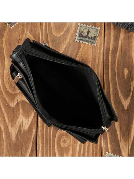 Skórzana saszetka męska do ręki