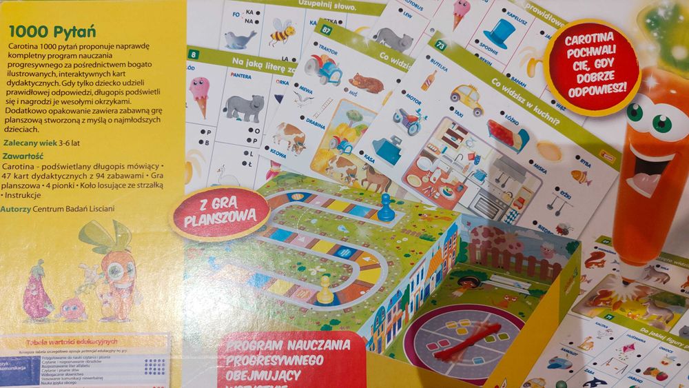 Gra interaktywna - 1000 Pytań Carotina PresChool