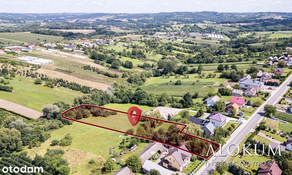 Działka budowlano rolna Leszczyna gm Trzciana.