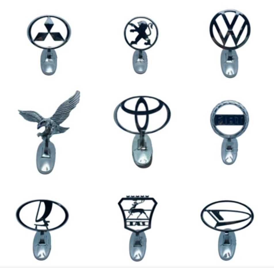 Емблема приціл на капот Honda, Kia, Jeep, Opel, Lexus, Audi та інші