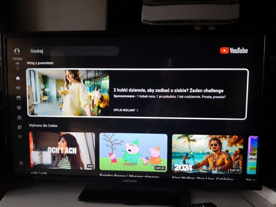 Telewizor Telefunken 40 cali Smart TV Youtube WiFi