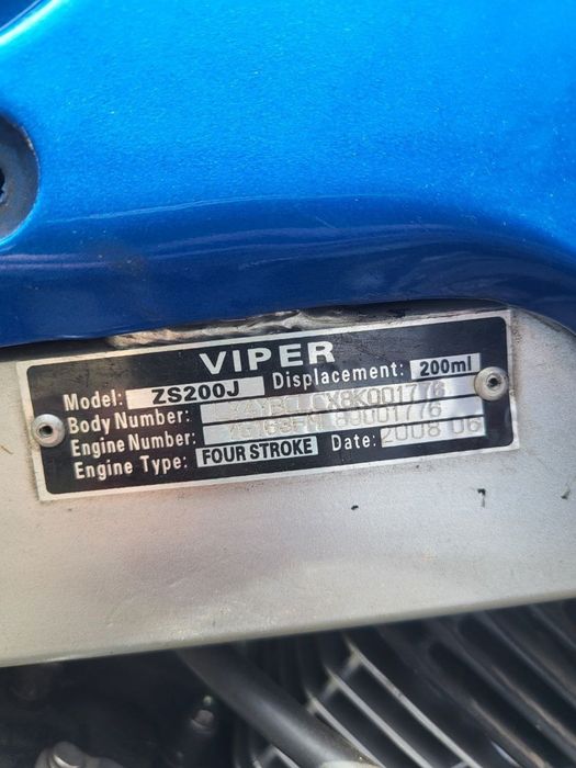 Продам мотоцикл Viper XT 200