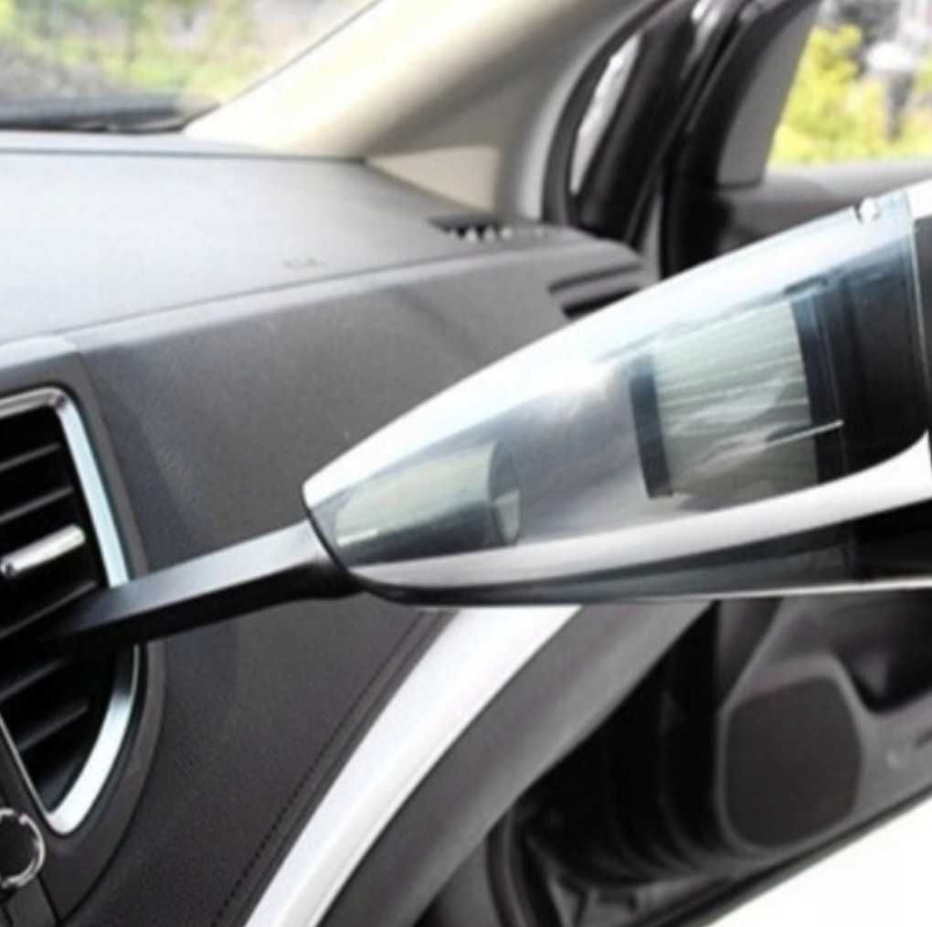 Odkurzacz ręczny 120W bezprzewodowy do samochodu domu+ końcówki Gratis