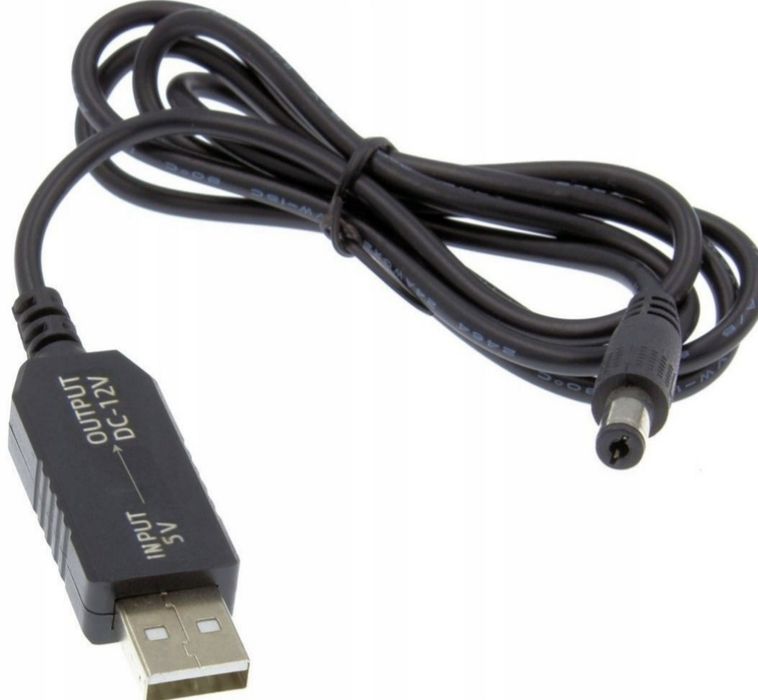 Usb dc 12v 1A,кабель живлення роутера,dc-usb 12v,dc,кабель для роутера