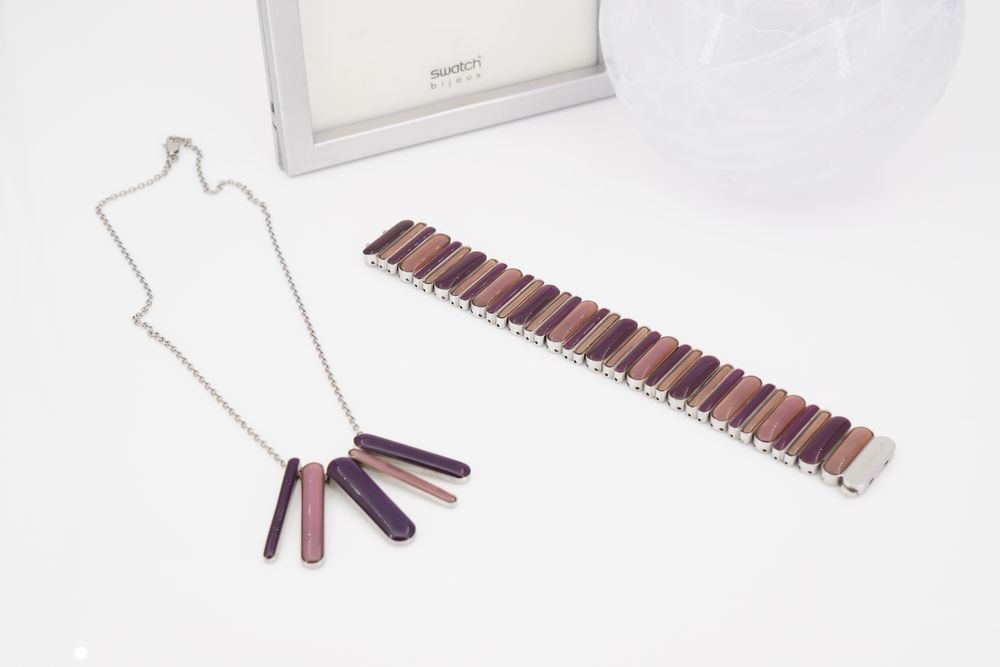 Colar + Pulseira Swatch