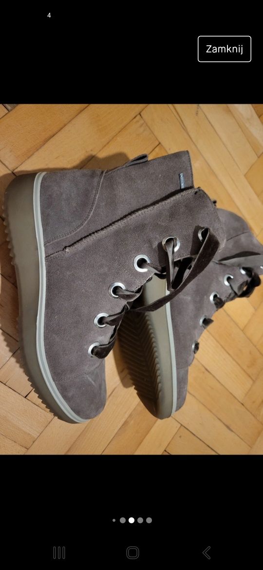 Botki śniegowce kozaki membrana gore tex futro ocieplane r.42 wk.27,3