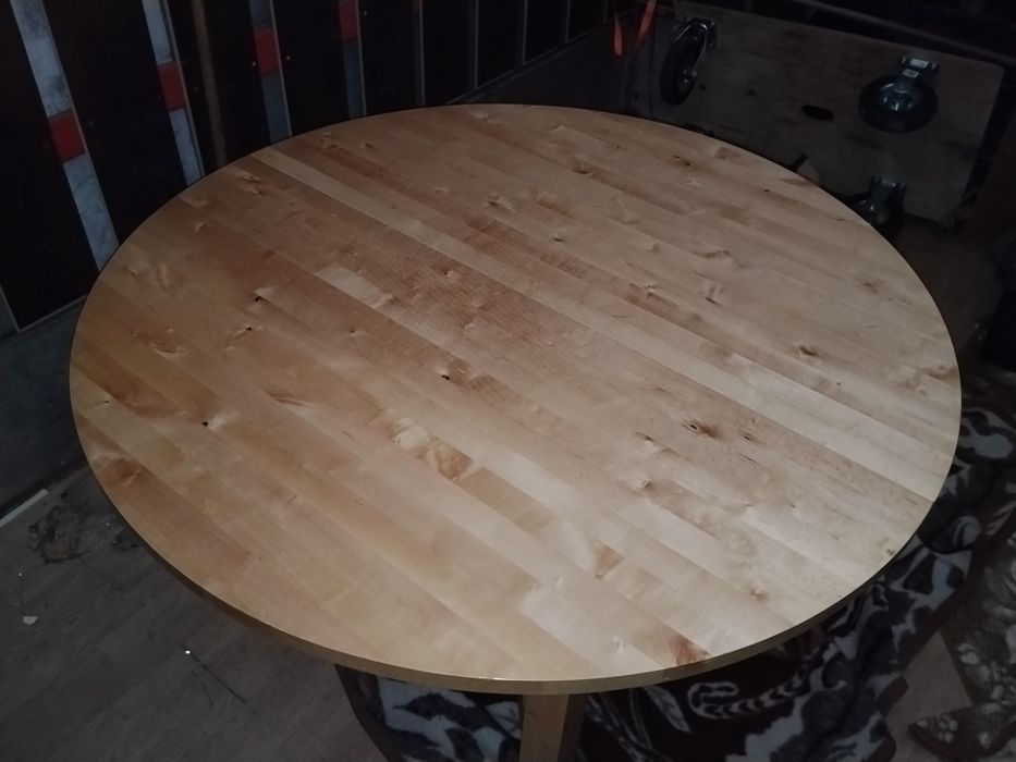 Stół drewniany okrągły 130cm rozkładany  - PRZYWIOZĘ