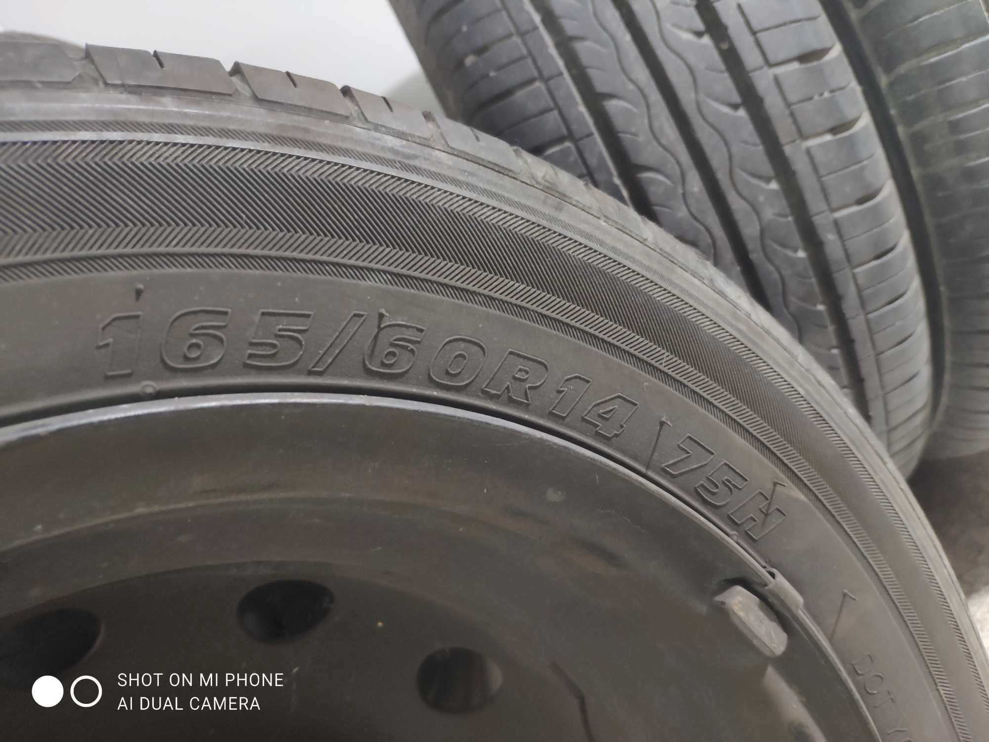 Koła opony felgi 165/60R14 KUMHO 75H Lato komplet kia hyundai toyota