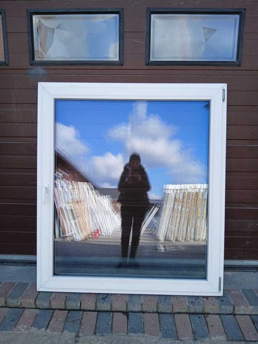 Okno jednoskrzydłowe trzyszybowe 135x150 pcv okna DOWÓZ CAŁY KRAJ