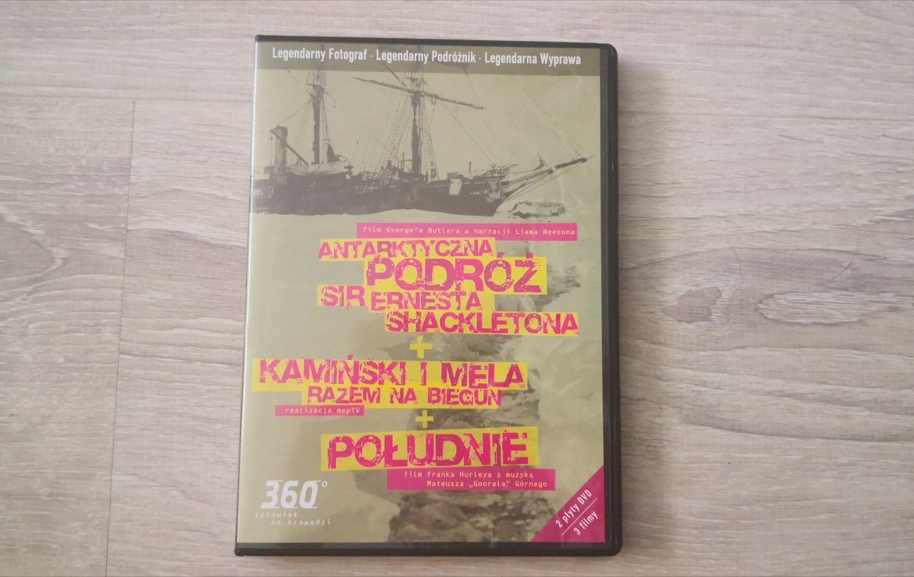 DVD: Antarktyczna podróż Sir Ernesta Shackletona + Kamiński i Mela