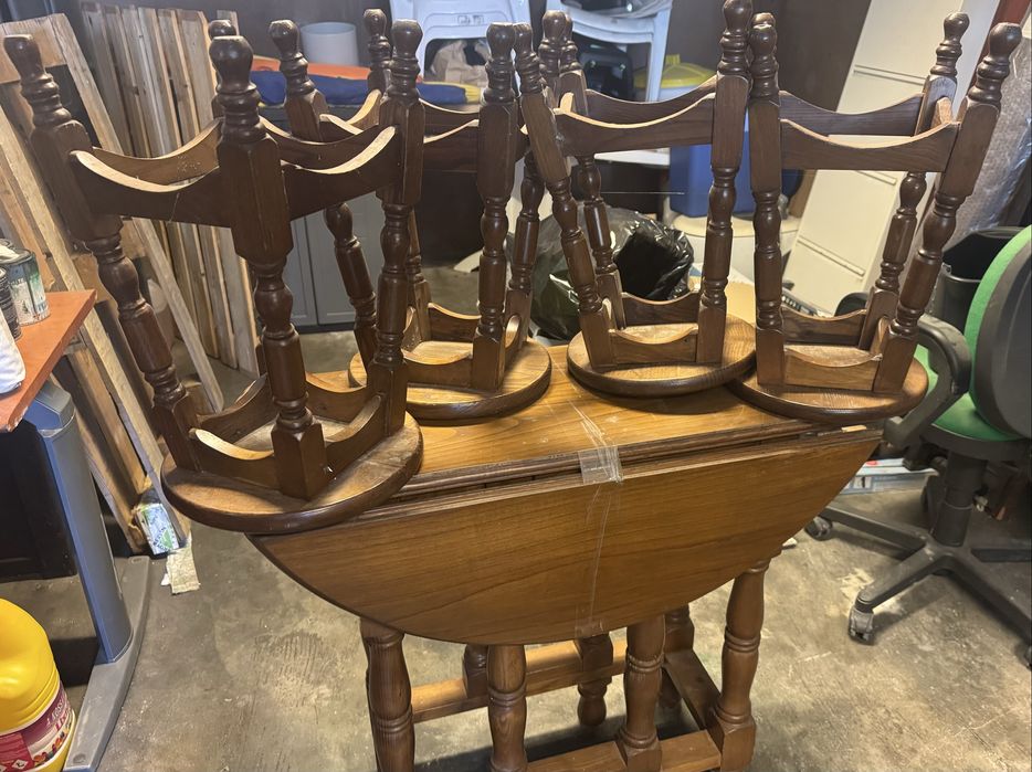 Mesa Cozinha Madeira + 4 cadeiras