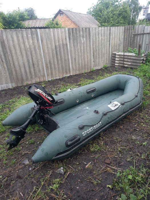 Лодка SPORT BOAT з мотором MERCURY 3.3