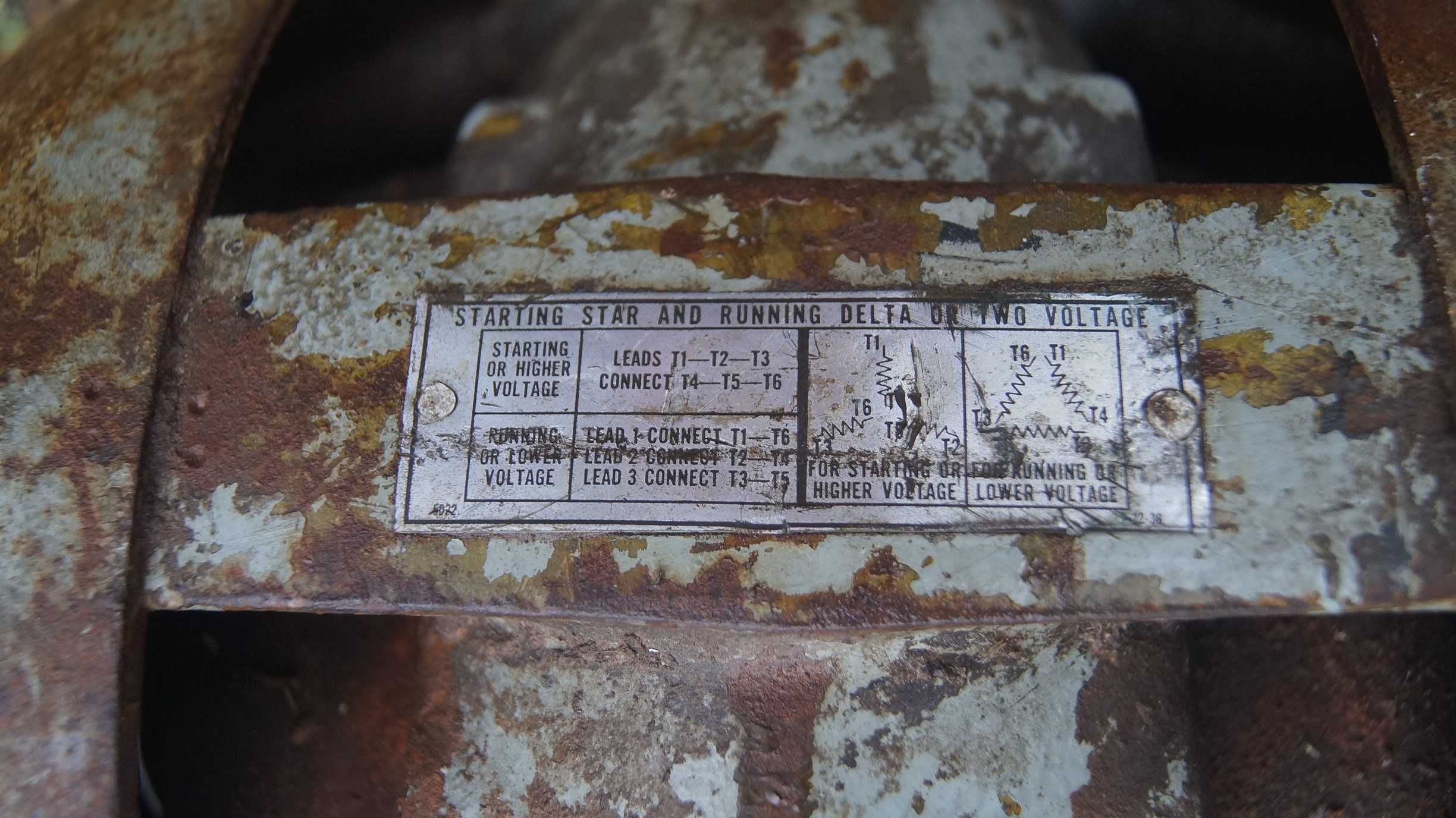 Silnik elektryczny Westinghouse USA 220/380 obr.1440 oryginał