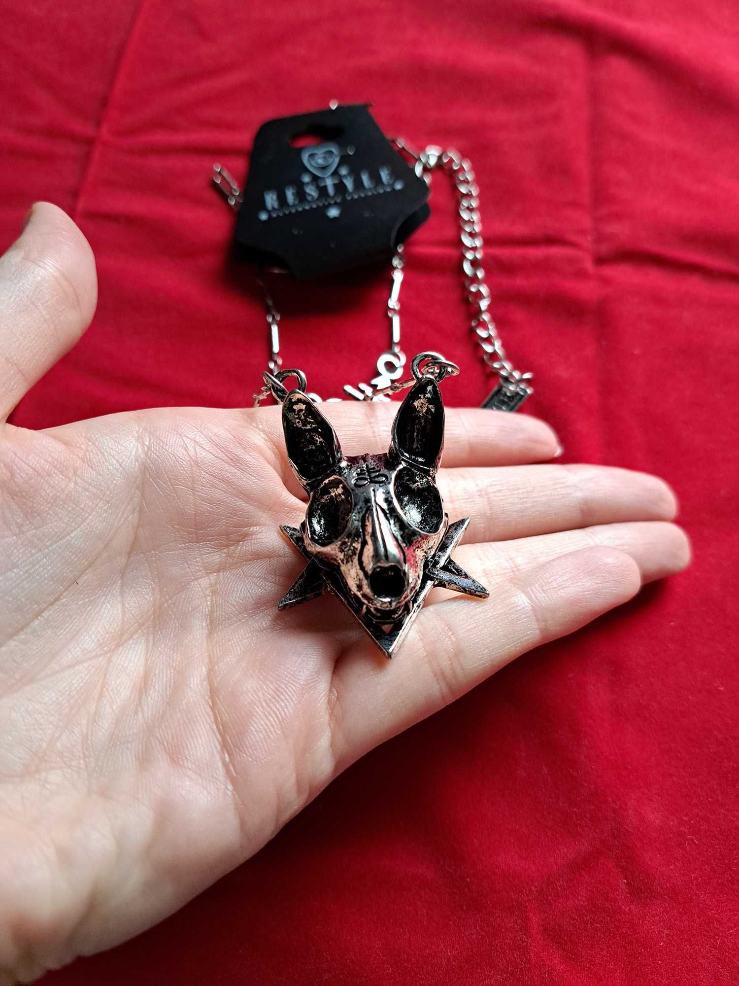 CAT SKULL czaszka kota Restyle gothic goth gotycka biżuteria