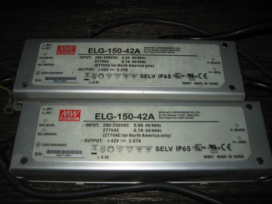 LED-драйвер ELG-150-42A  ELG-100-36A  ELG-100-54A