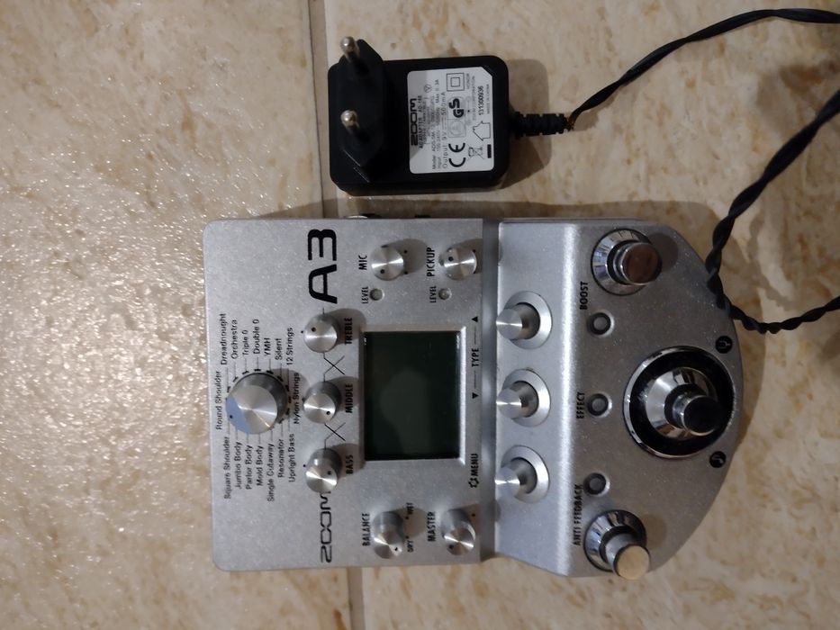 Pedal pré amp Zoom A3