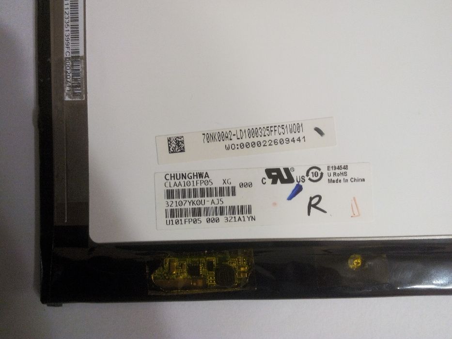 дисплей B101UAN01.7 / CLAA101FP05 XG ME302C K005