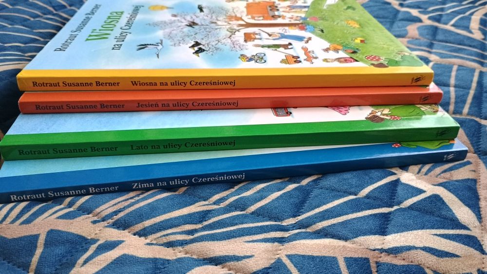 4 książki Wiosna, Lato, Jesień, Zima na ulicy Czereśniowej