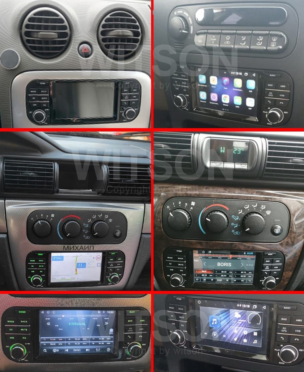 Radio nawigacja JEEP CHRYSLER DODGE Android